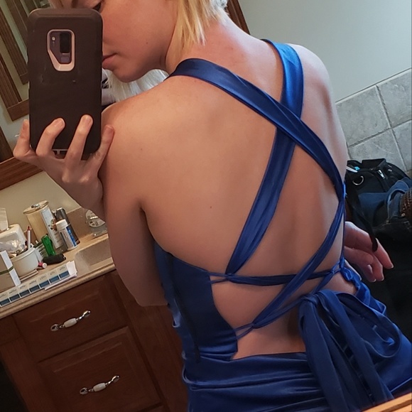 Blue prom dress - Picture 2 of 6